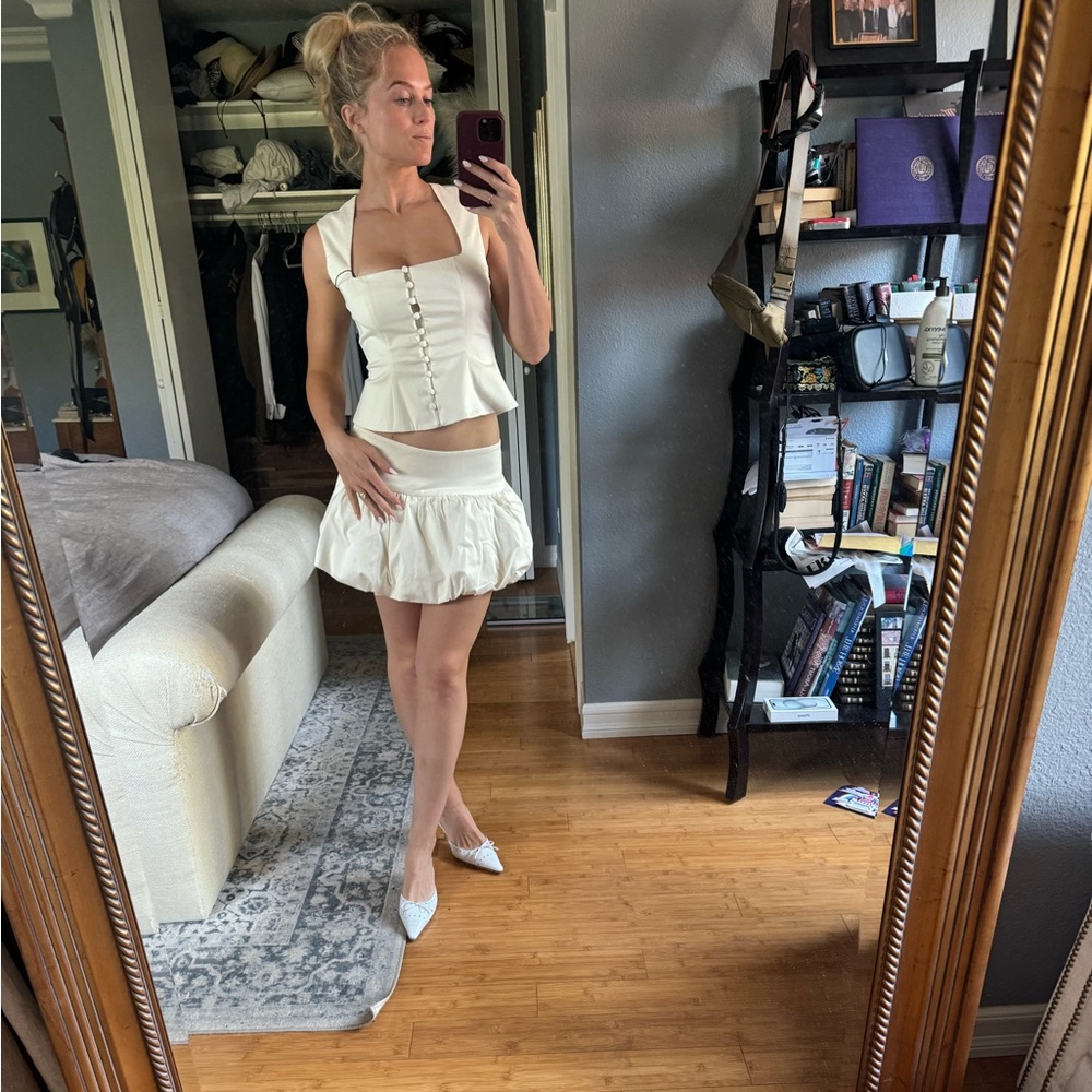 Majorelle skirt and top